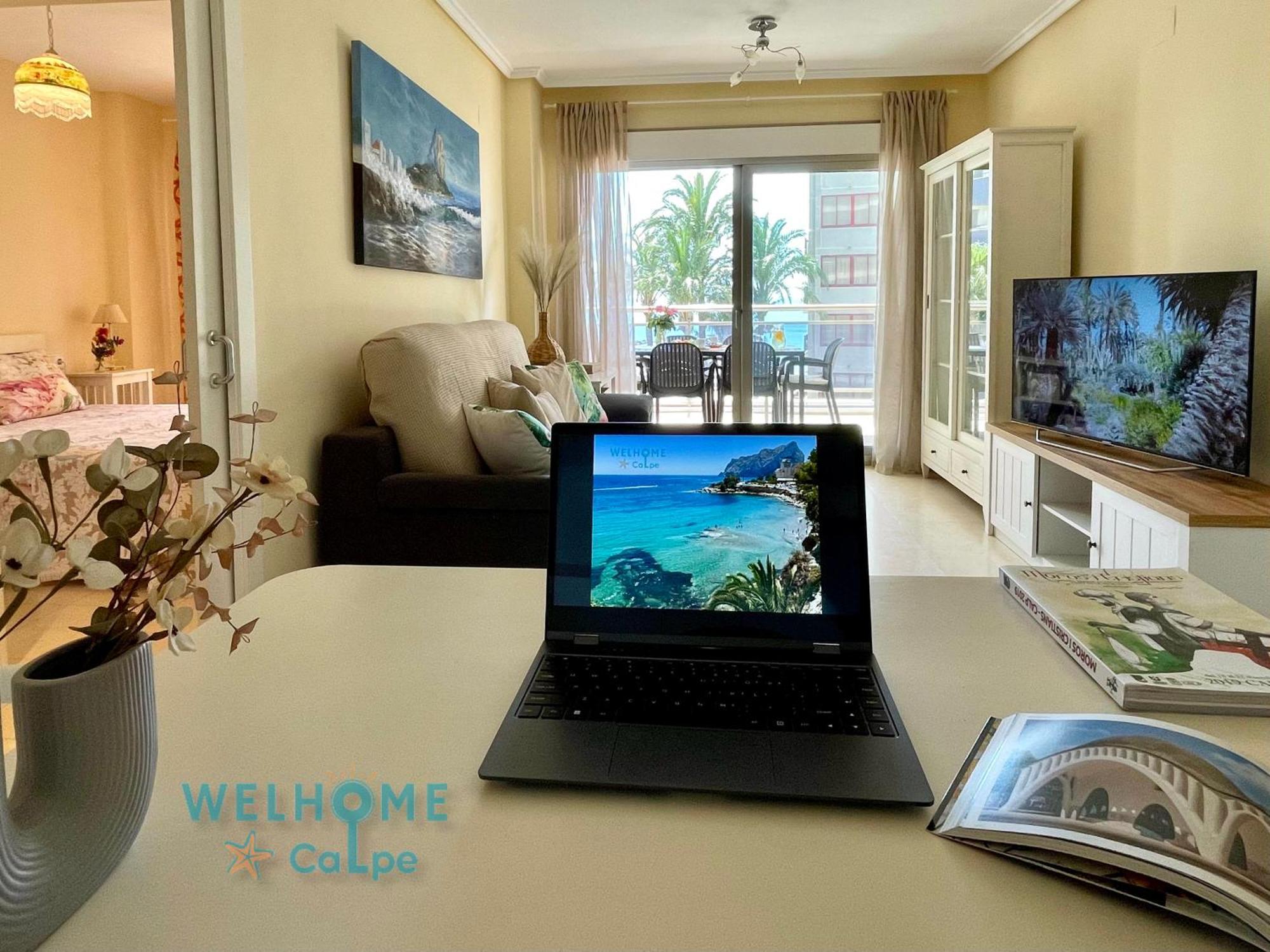 Orquidea Comodo Apartamento: Vista Al Mar, Piscina, Parking Κάλπε Εξωτερικό φωτογραφία